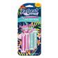 Refresh Dual Scent Vent Stick Air Freshener 4 Pack - Psychedelic Flower/Neon Jungle CASE PACK 6
