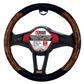 Luxury Driver Steering Wheel Cover - Executive Leather Black