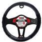 Luxury Driver Hypercomb Carbon Fiber Steering Wheel Cover Black/Black