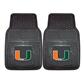 2 Piece All Weather Car Mat - University of Miami