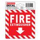 Safety Decal - Fire Extinguisher