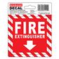 Safety Decal - Fire Extinguisher