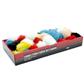 Large Furry Pom Poms Display - 18 Piece