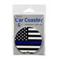 Auto Coaster - Police Flag 1 Pack CASE PACK 6