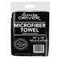 "Luxury Driver 16""x16"" Microfiber Dry Vending Towel - 100ct  - Black"