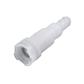 DEMA Stainless Steel Polypropylene Foot Valve - White